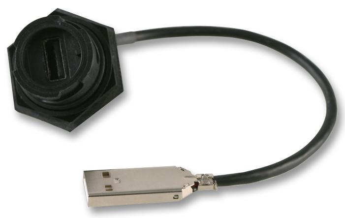 84729-0003 USB CABLE, 2.0, RCPT-PLUG, 152MM MOLEX