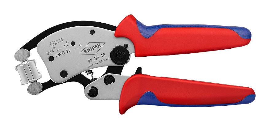 KNIPEX Crimp Tools 97 53 18 CRIMPING PLIER, HAND, 26-5AWG, 200MM KNIPEX 2859397 97 53 18
