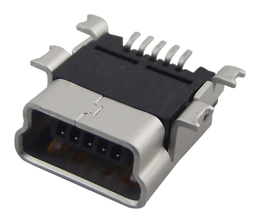 54819-0572 USB CONN, 2.0, MINI USB TYPE B, RCPT MOLEX