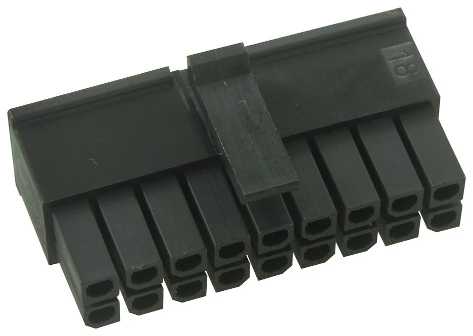 43025-1800 CONNECTOR HOUSING, RCPT, 18POS MOLEX