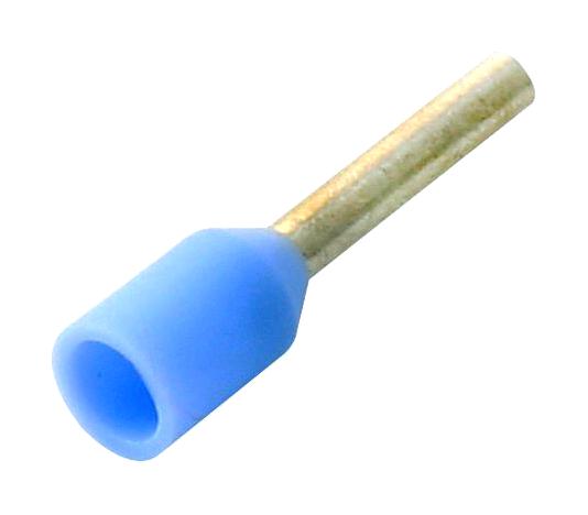 E0306-TURQUOISE FERRULE, 24AWG, 10.4MM, NYLON, TURQUOISE MULTICOMP PRO