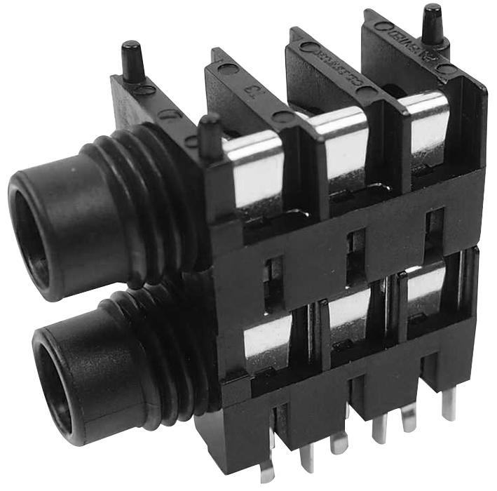 FCR1117 SOCKET, 12POS, 6.35MM, PANEL CLIFF ELECTRONIC COMPONENTS