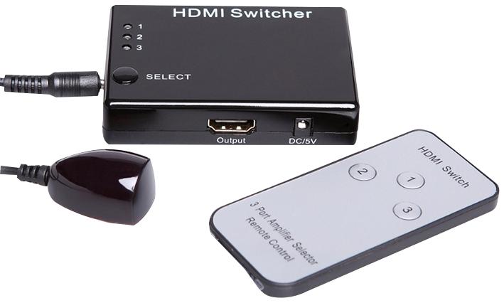 C-HDMI-31 3 WAY HDMI SWITCH+REMOTE LMS DATA