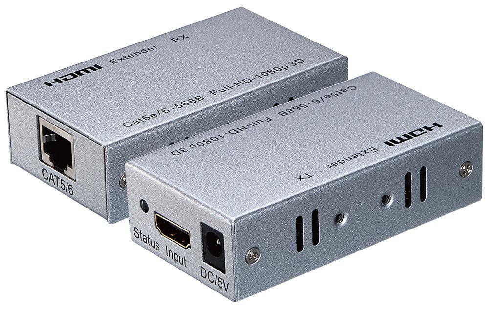 C-HDMI-EX-01 HDMI EXTENDER, CAT5E / CAT6, 50M LMS DATA
