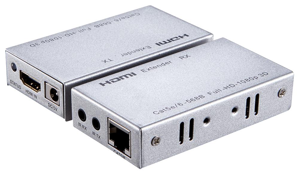 C-HDMI-EX-01-R HDMI EXTENDER, CAT5E / CAT6, 50M IR LMS DATA
