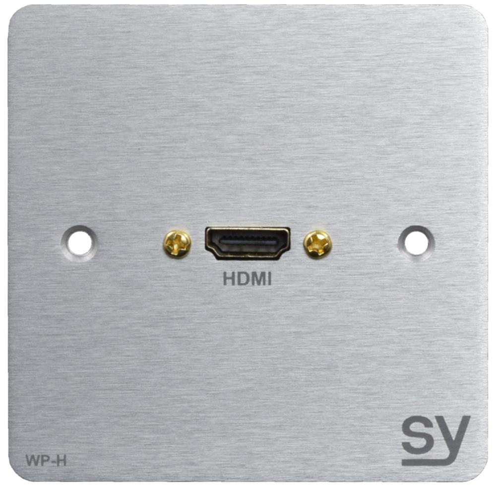 SY-WP-H-BA WALL INPUT PLATE, HDMI, 1-GANG SY ELECTRONICS