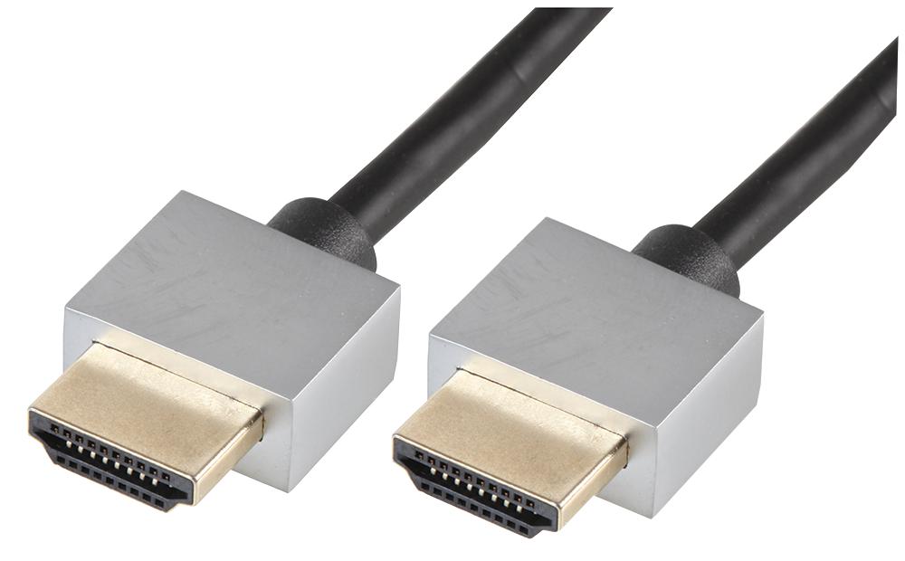PSG3239-HDMI-0.5 4K UHD HDMI LEAD SLIM, METAL SHELL 0.5M PRO SIGNAL