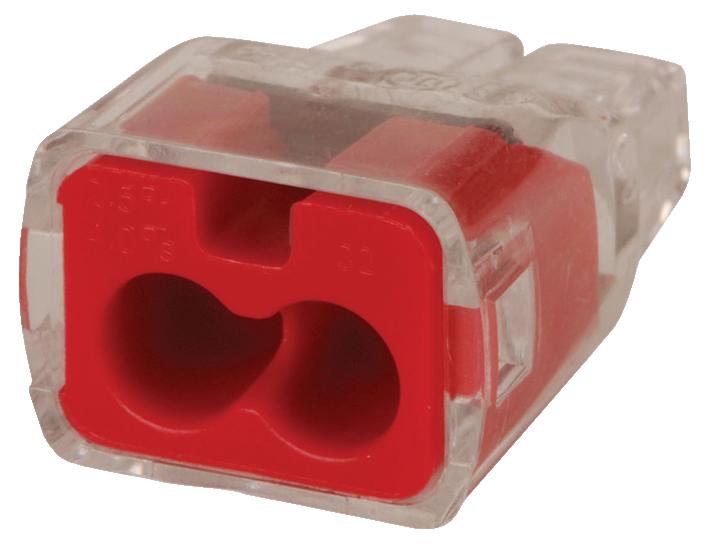 30-1032 2 PORT PUSH IN CONNECTORS 100/PACK IDEAL