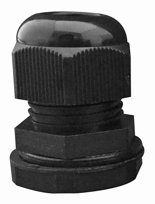 ACGM20LBLK CABLE GLAND NYL M20L 27MM LTH BLK 10/PK CONCORDIA TECHNOLOGIES