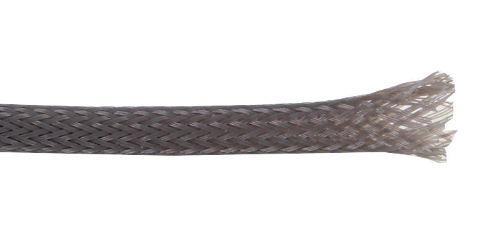 BSFRG-010 100M BRAID SLEEVE, 10MM, GREY, 100M PRO POWER