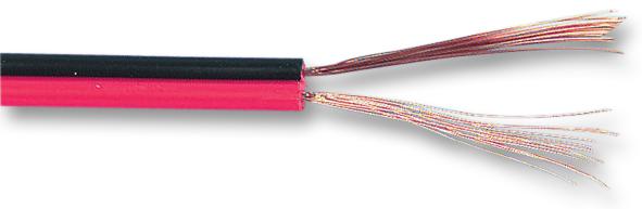 CB0044 RED/BLACK 100M CABLE, 2CORE, 0.63MM2, RED/BLK, PER M MULTICOMP PRO