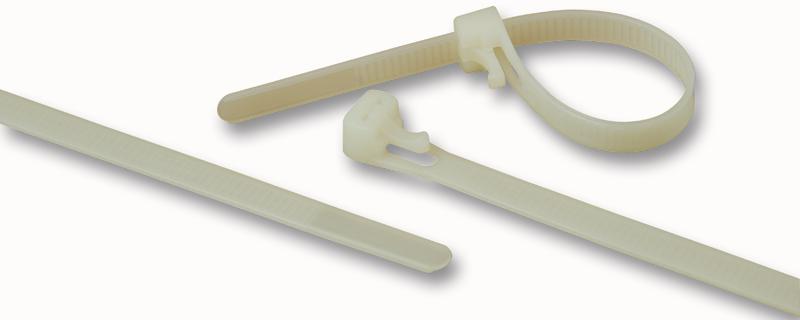 0315-HV150WT RELEASABLE CABLE TIES 150MM X 7.20MM PRO POWER