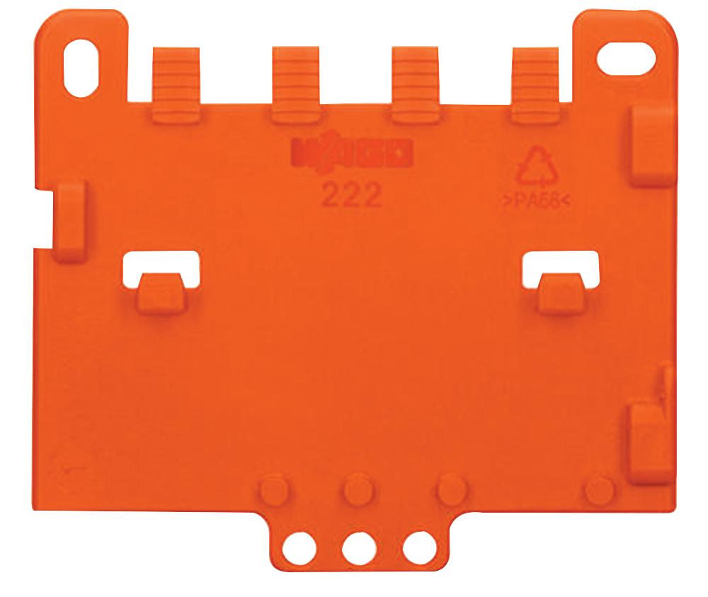 222-505 STRAIN RELIEF PLATE, MOUNTING CARRIER WAGO