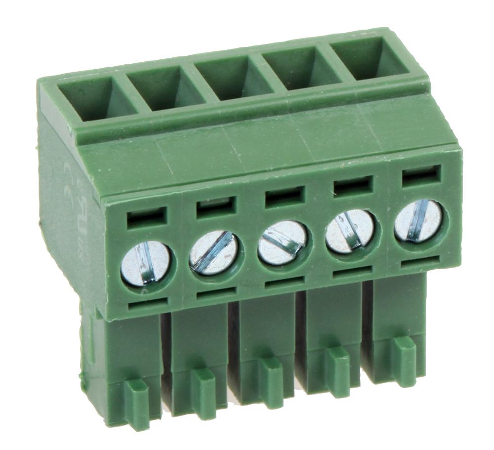 MC000059 TERMINAL BLOCK, PLUGGABLE, 5POS, 16AWG MULTICOMP PRO