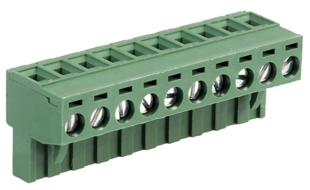 MC000142 TERMINAL BLOCK, PLUGGABLE, 10POS, 12AWG MULTICOMP PRO