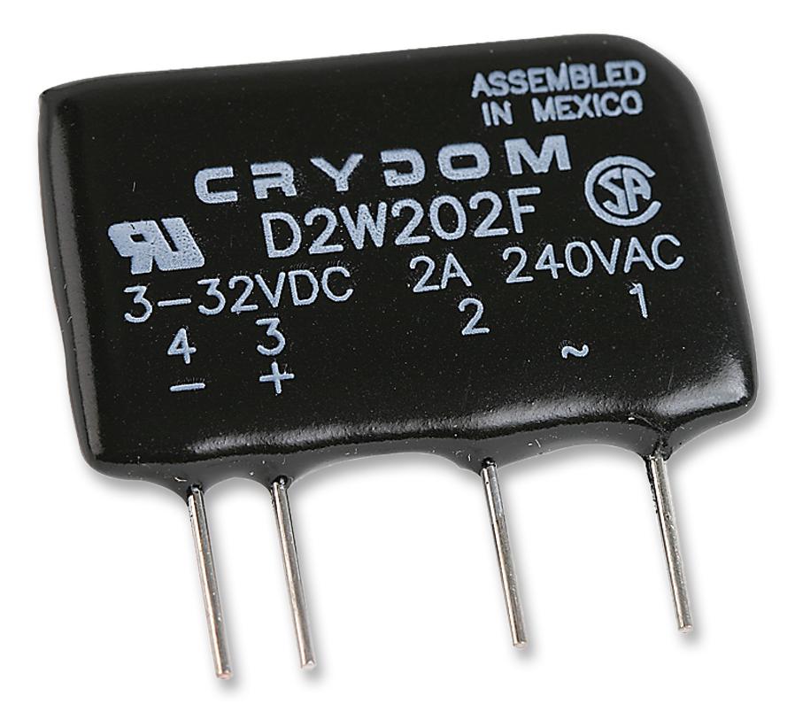 D2W203F SSR, 3A, 3-32VDC, 24-280VAC, ZERO CROSS SENSATA/CRYDOM