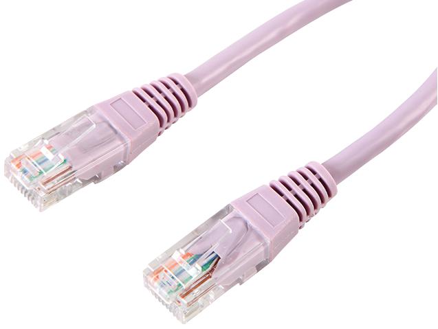 PS11070 PATCH LEAD,  CAT 5E,  2M VIOLET PRO SIGNAL