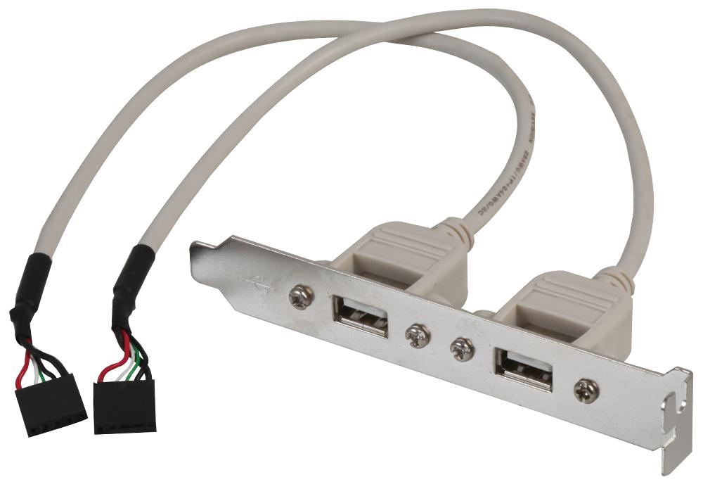 XYC113(0.13) USB ROB RECEPTACLE ON BRACKET 0.13M PRO POWER