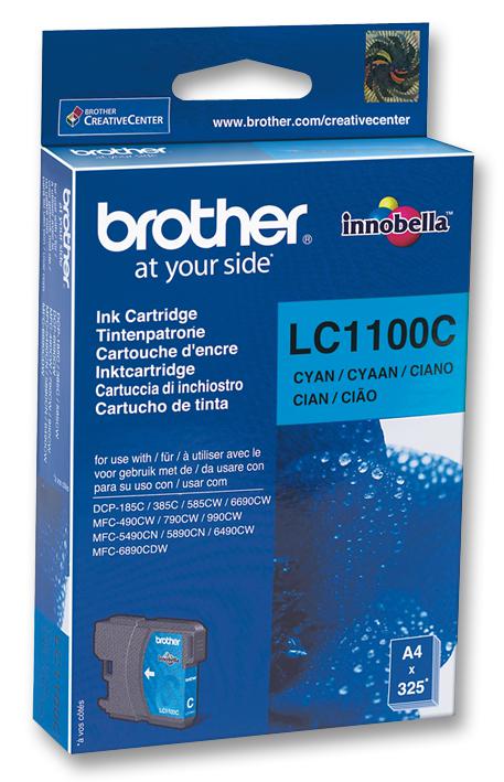 LC1100C INK CARTRIDGE, LC1100C, CYAN BROTHER