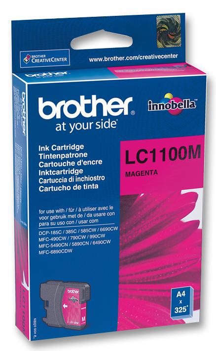 LC1100M INK CARTRIDGE, LC1100M, MAGENTA BROTHER