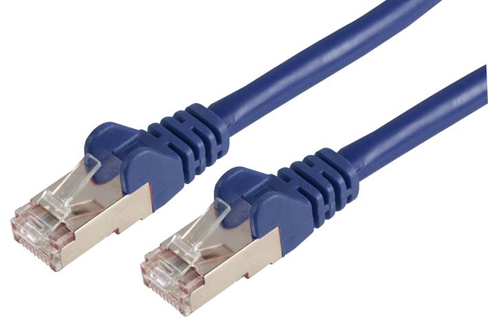 PSG90861 PATCH CORD, RJ45 PLUG, CAT6A, 0.2M, BLUE PRO SIGNAL