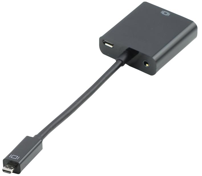 PSG90917 ADAPTER, MICRO HDMI M-VGA F, BLACK PRO SIGNAL