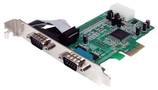 PEX2S553 SERIAL CARD, 2PORT, PCI-E, 16550 UART STARTECH