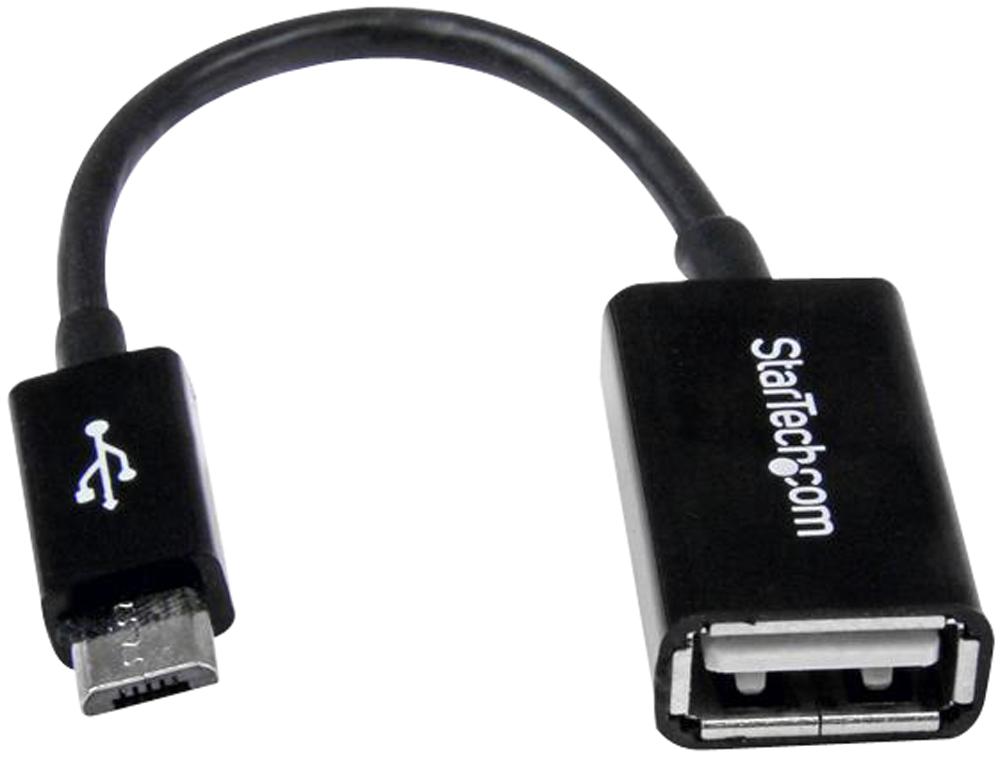 UUSBOTG ADAPTER, MICRO USB-USB OTG BLACK STARTECH
