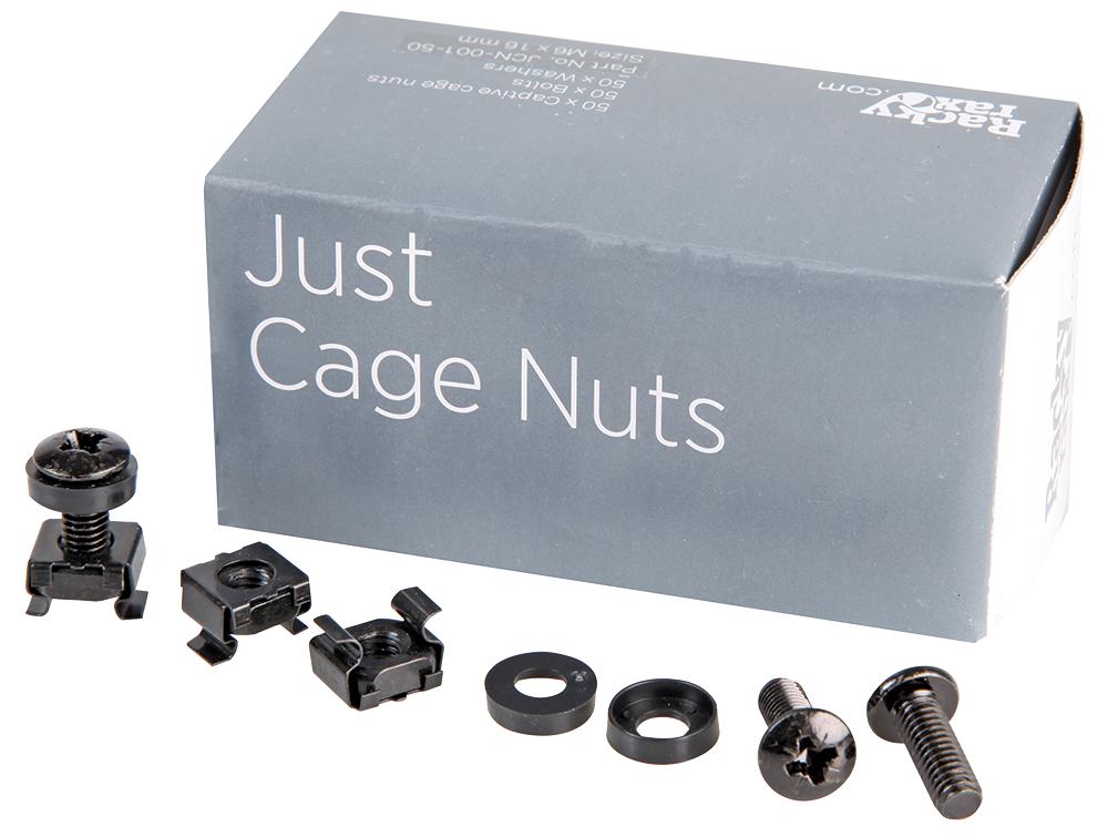 JCN-1 CAGE NUTS & BOLTS 50 PACK RACKYRAX