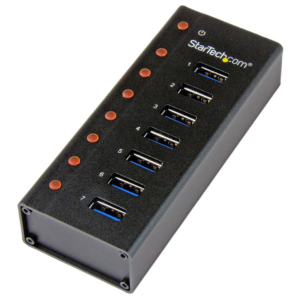 ST7300U3M USB 3.0 HUB, 7PORT, 5GBPS, MAINS POWERED STARTECH