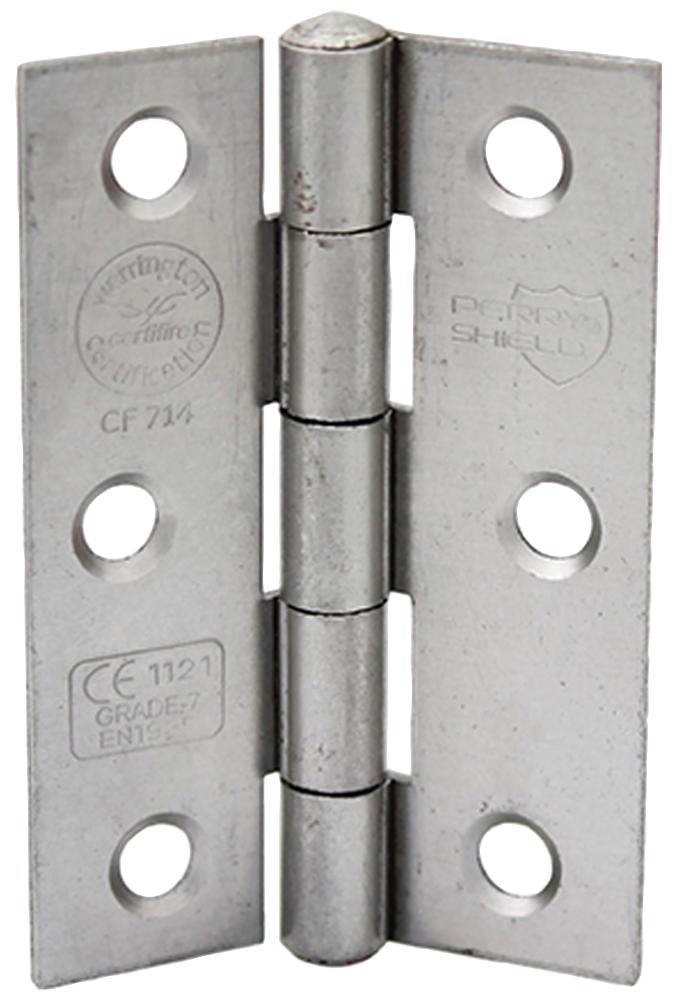 5000-0100SC-60 100MM 4IN CE7 FIRE DOOR HINGE SELFCOLOUR PERRY SHIELD
