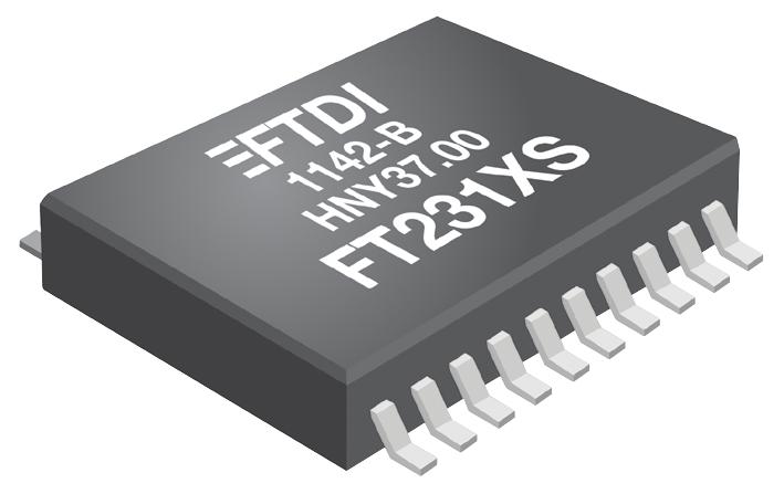FT231XS-R I/F,USB2.0 FS TO F/L H/S UART,20SSOP FTDI