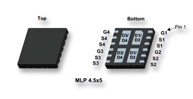 FDMQ8203 MOSFET, NNPP CH, MLP 4.5X5 ONSEMI