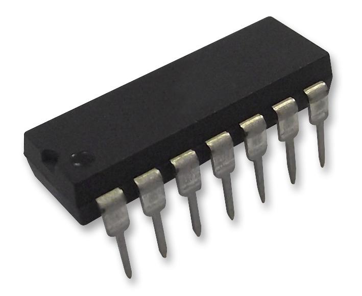 MCP6024-I/P IC, OP-AMP, 2.5V, QUAD, R-R, 14DIP MICROCHIP