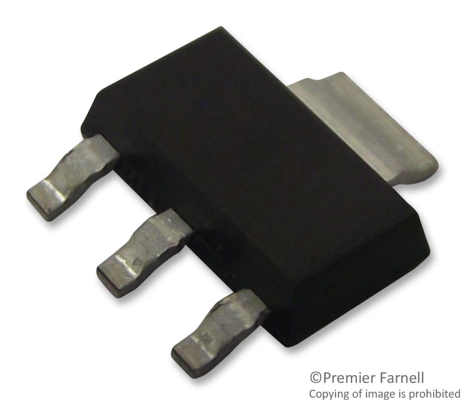 FQT4N20LTF MOSFET, N CH, 200V, 0.85A, SOT-223-3 ONSEMI