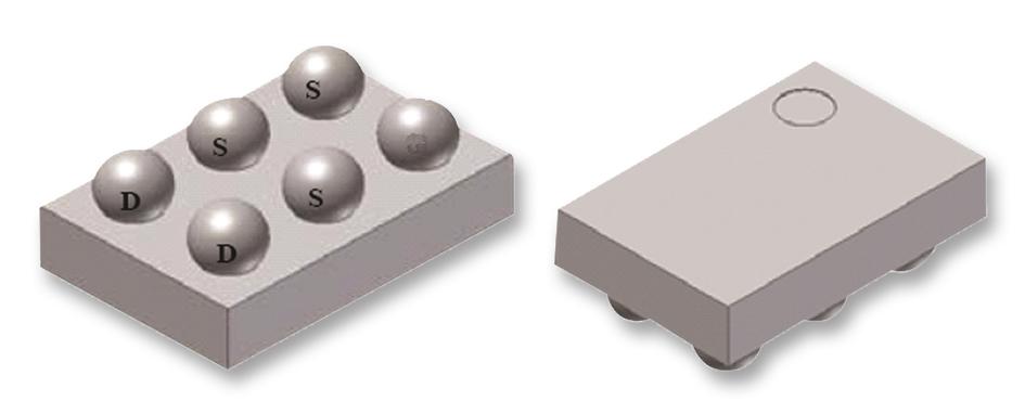 MAX14738EWT+ OVERVOLTAGE PROTECTOR/OVLO, 6.8V, WLP-6 MAXIM INTEGRATED / ANALOG DEVICES