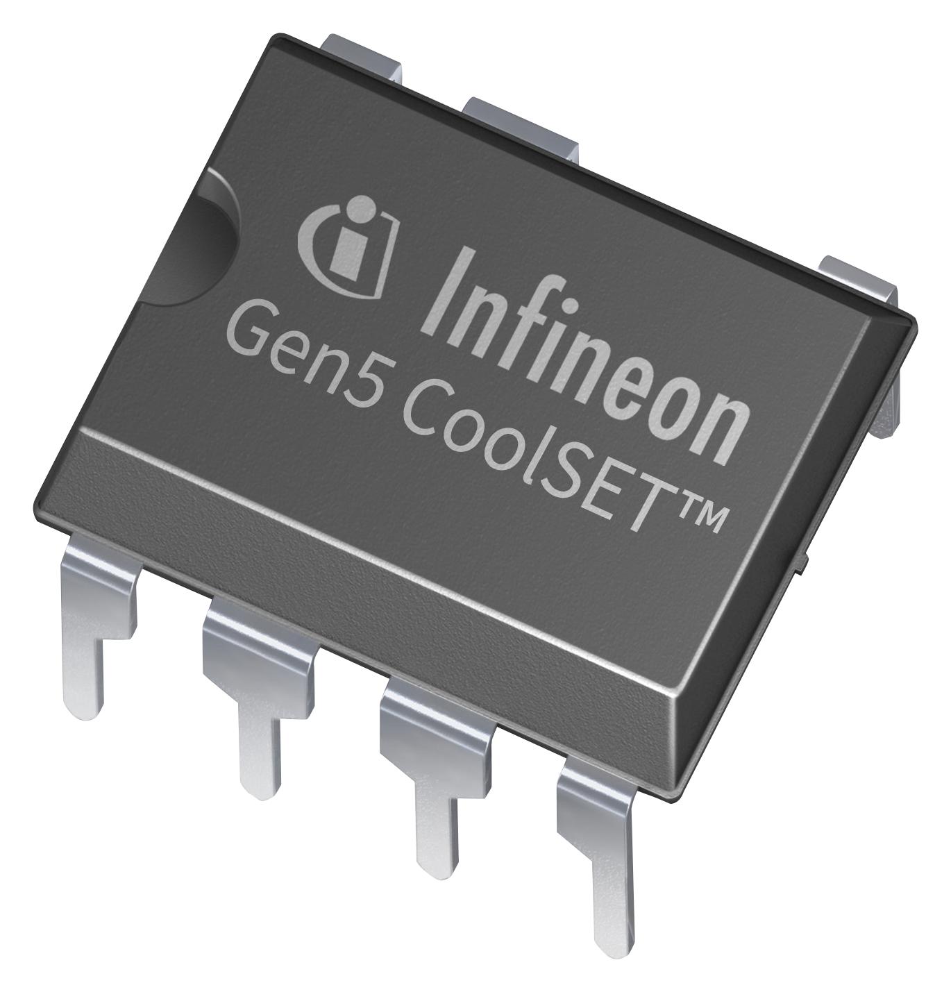 ICE5AR0680BZSXKLA1 PWM CONTROLLER, 100KHZ, DIP-7 INFINEON