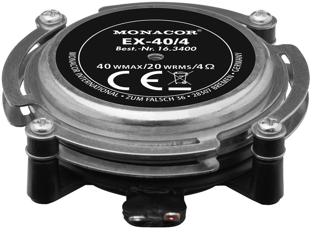 EX-40/4 AUDIO EXCITER/RESONATOR, 20W 4R MONACOR