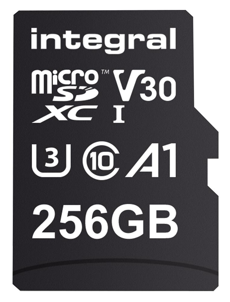INMSDX256G-100/90V30 256GB PREMIUM MICROSDXC V30 UHS-I U3 INTEGRAL