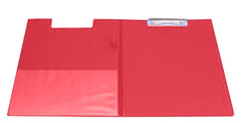 KF01302 CLIPBOARD PVC DOUBLE RED Q CONNECT