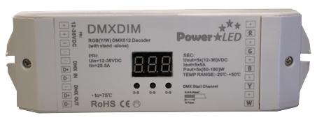 DMXDIM DMX INPUT DIMMING CONTROLLER SUNPOWER