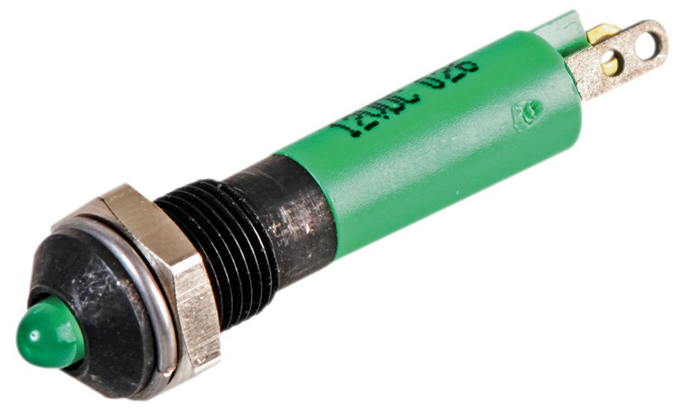 19021251 LED INDICATOR, 12V, GREEN CML INNOVATIVE TECHNOLOGIES