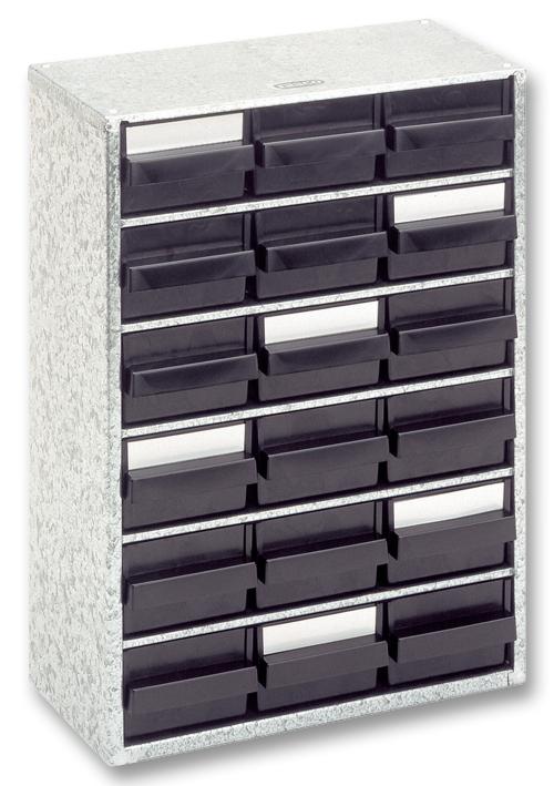 102544 CABINET, CONDUCTIVE, 18DRAWER RAACO