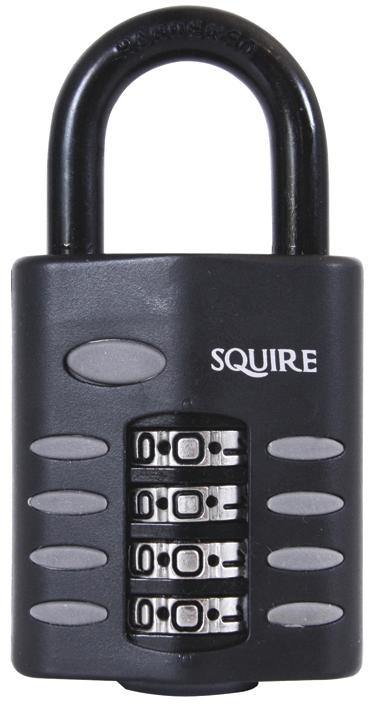CP40 PADLOCK 40MM RECODEABLE COMBINATION SQUIRE