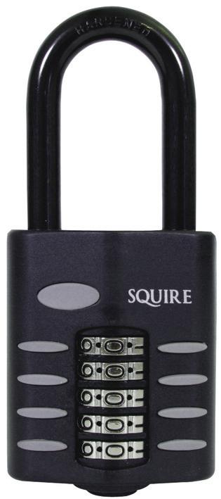 CP60/2.5 PADLOCK L/S RECODABLE COMBI 60MM SQUIRE