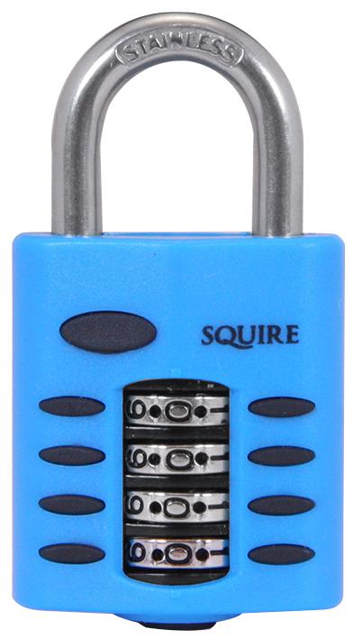 CP40S PADLOCK COMBI 40MM ALL-WEATHER SQUIRE
