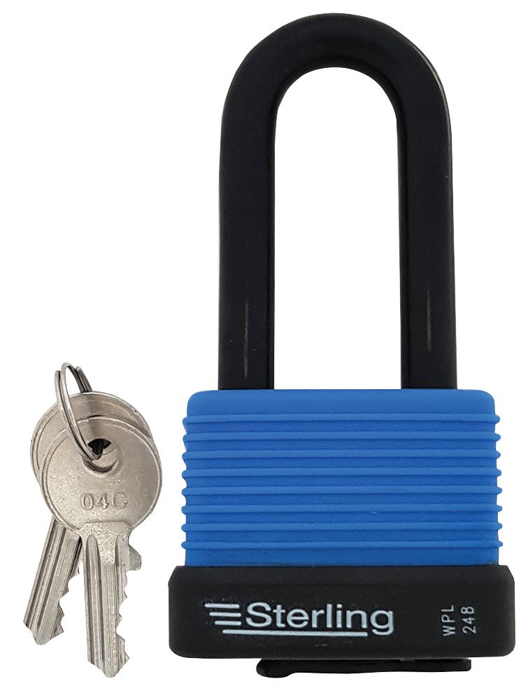 WPL248 PADLOCK WEATHERPROOF L/S 48MM ALUMINIUM STERLING SECURITY PRODUCTS