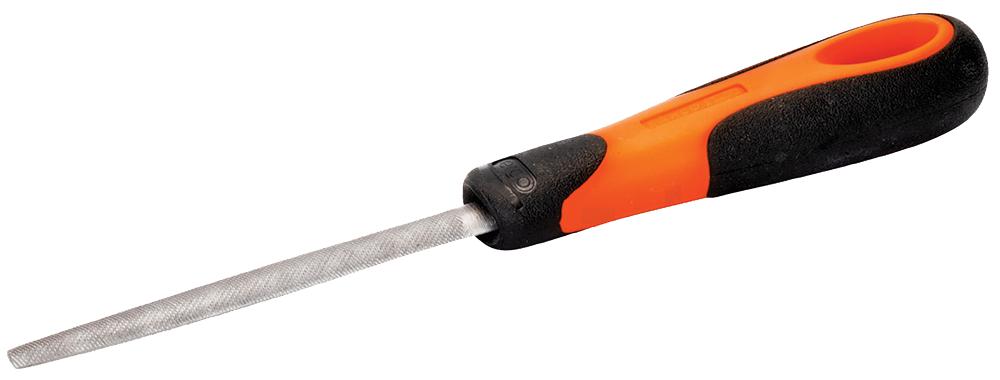 1-210-08-1-2 FILE WITH HANDLE, 200MM, HALF ROUND BAHCO