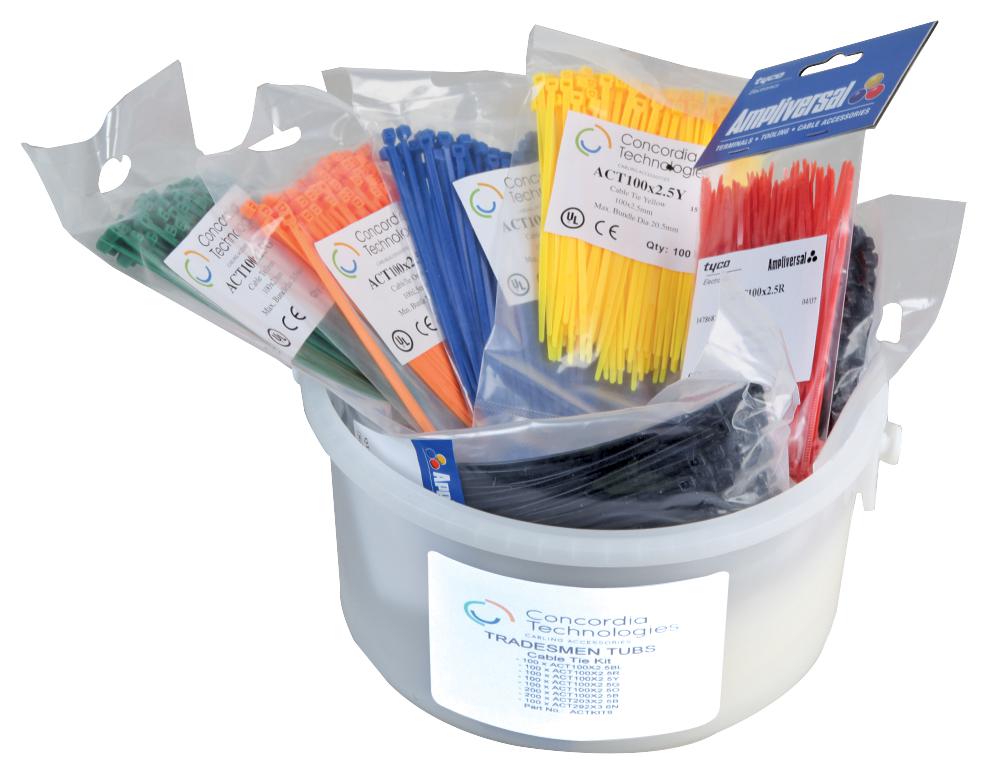 PRO POWER Cable Ties ACTKIT9-1000 CABLE TIE KIT 1000 PCE PRO POWER 3382551 ACTKIT9-1000