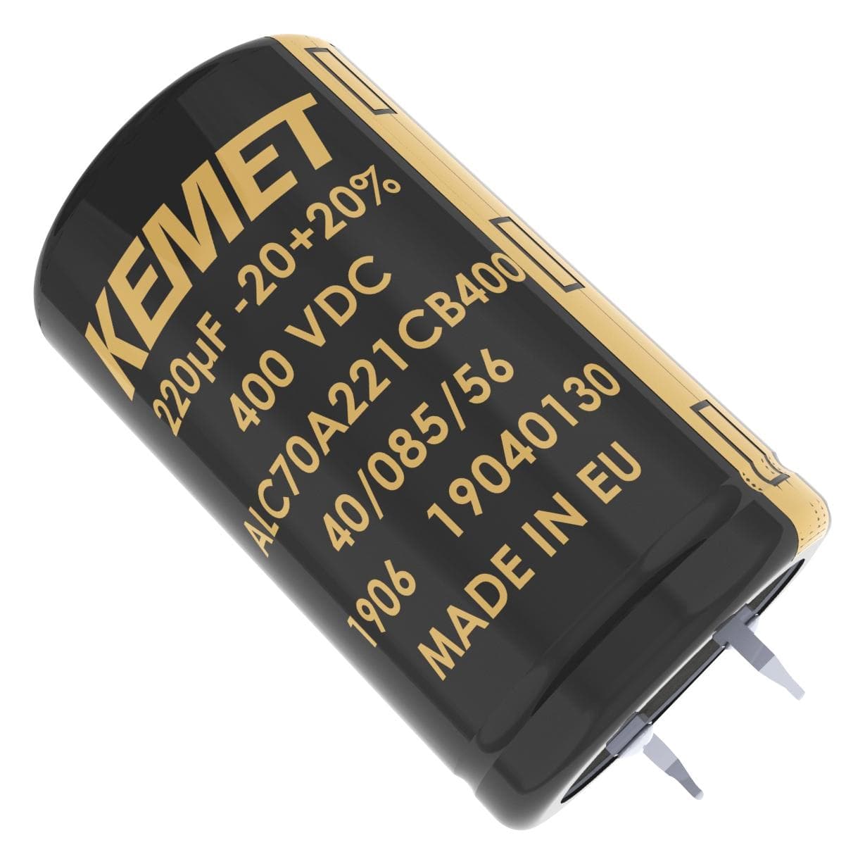 KEMET Aluminium Electrolytic Capacitors - Snap In / ALC70C822EF100 CAP, 8200UF, 100V, ALU ELEC, QC/SNAP-IN KEMET 2950367 ALC70C822EF100